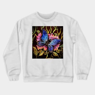 Blue morpho Crewneck Sweatshirt